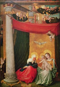 De Maagd en het Kind met St. Anna door Hans Baldung Grien